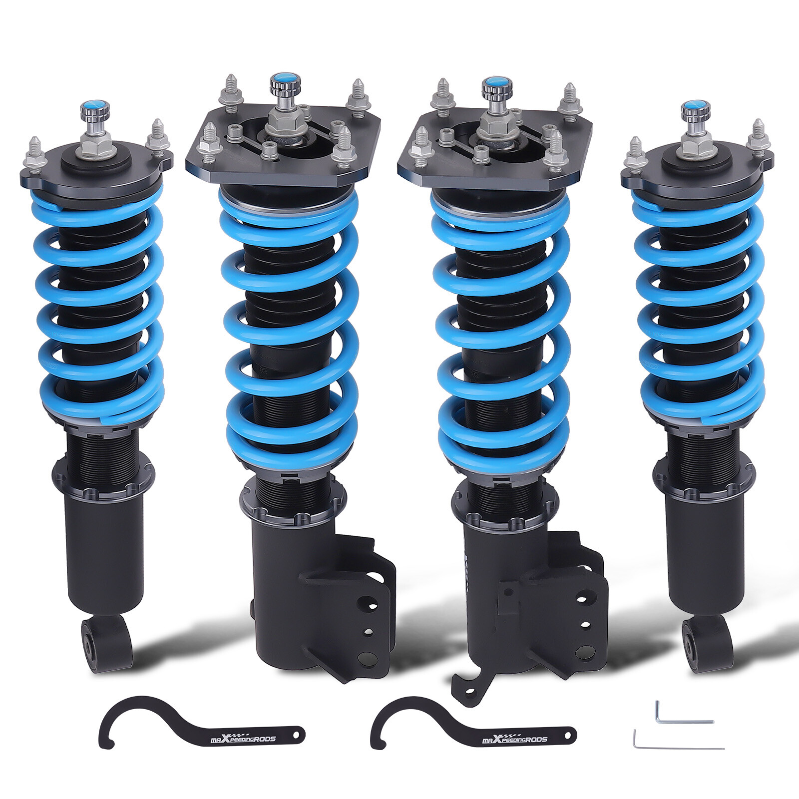 MaXpeedingrods 24 Step Damper Coilovers Shocks For Toyota Starlet / Tercel 91-99