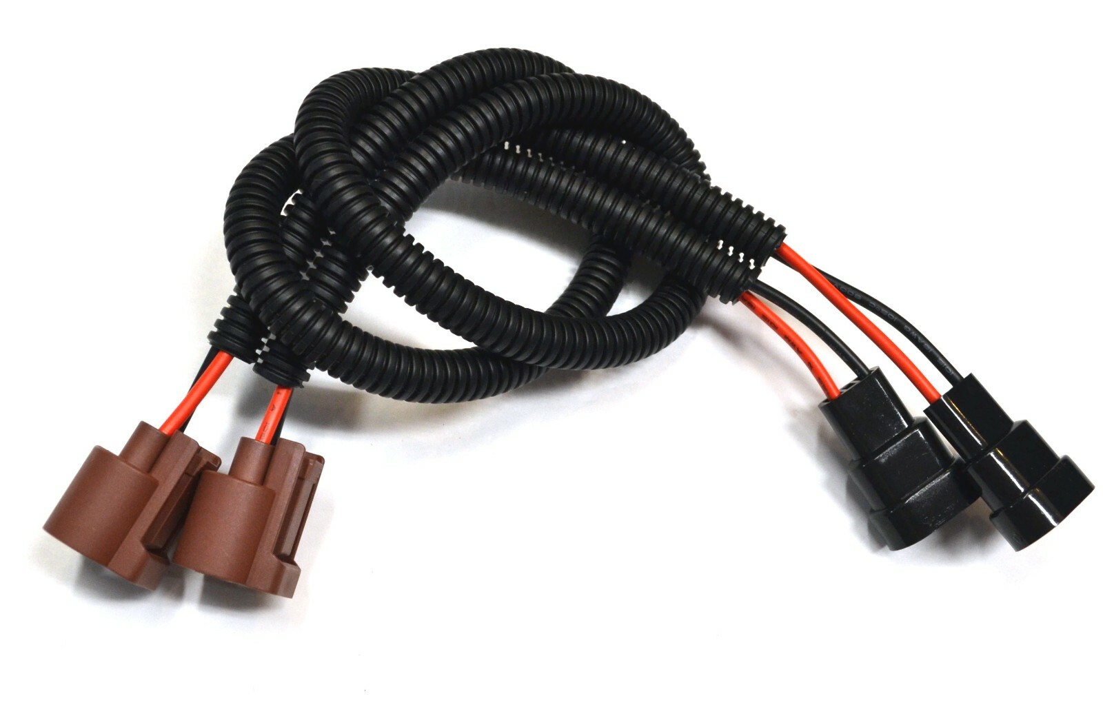 Extension Wire U 9006 HB4 Two Harness Fog Light Bulb Connector Socket Halogen