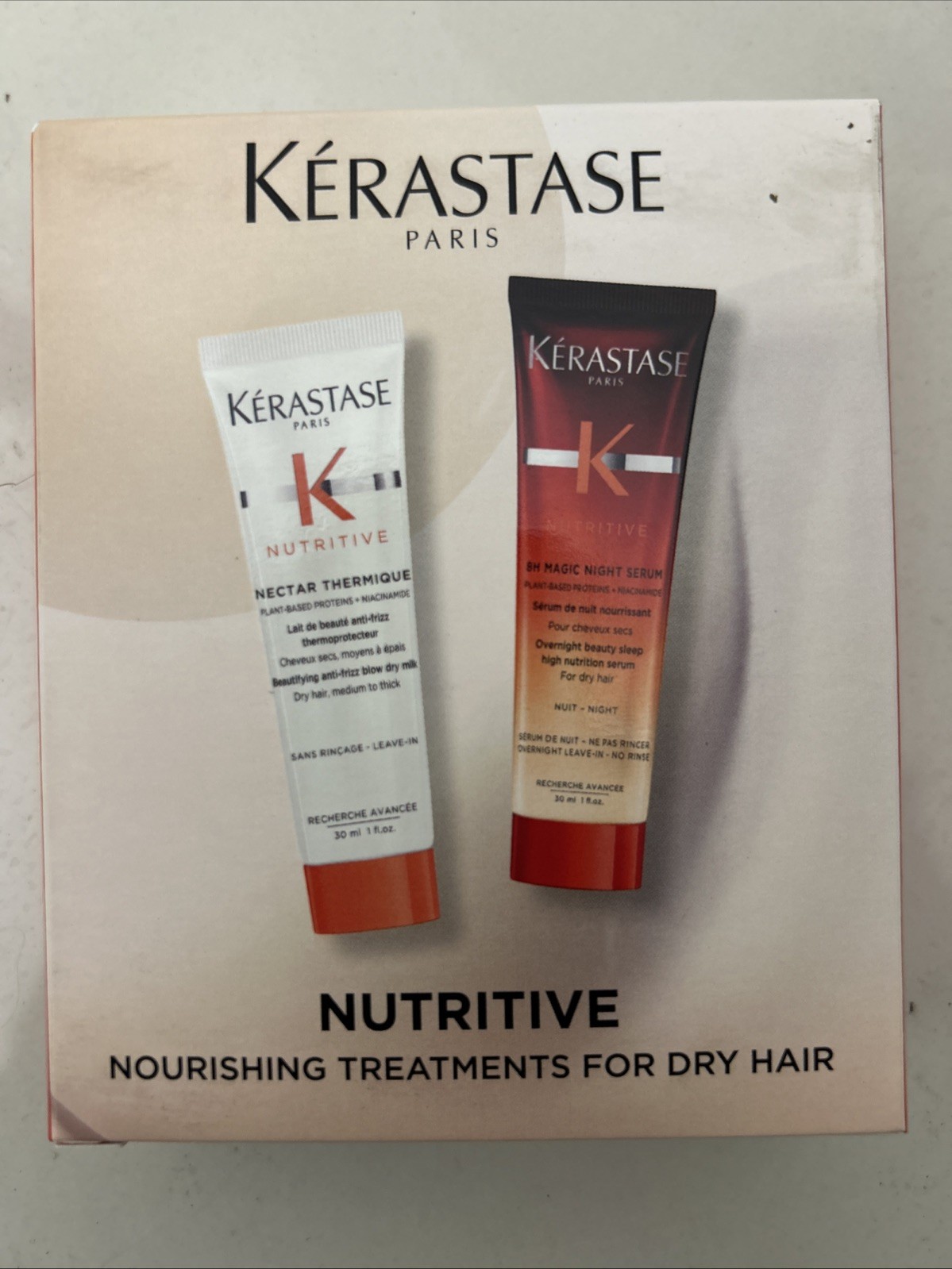 Kerastase NUTRITIVE Nourishing Treatments For Dry Hair Set Magic Night Serum NEW
