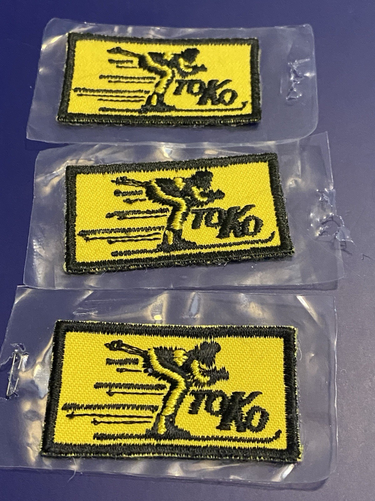 VTG Lot Of 3 TOKO Ski Wax Iron On Patches