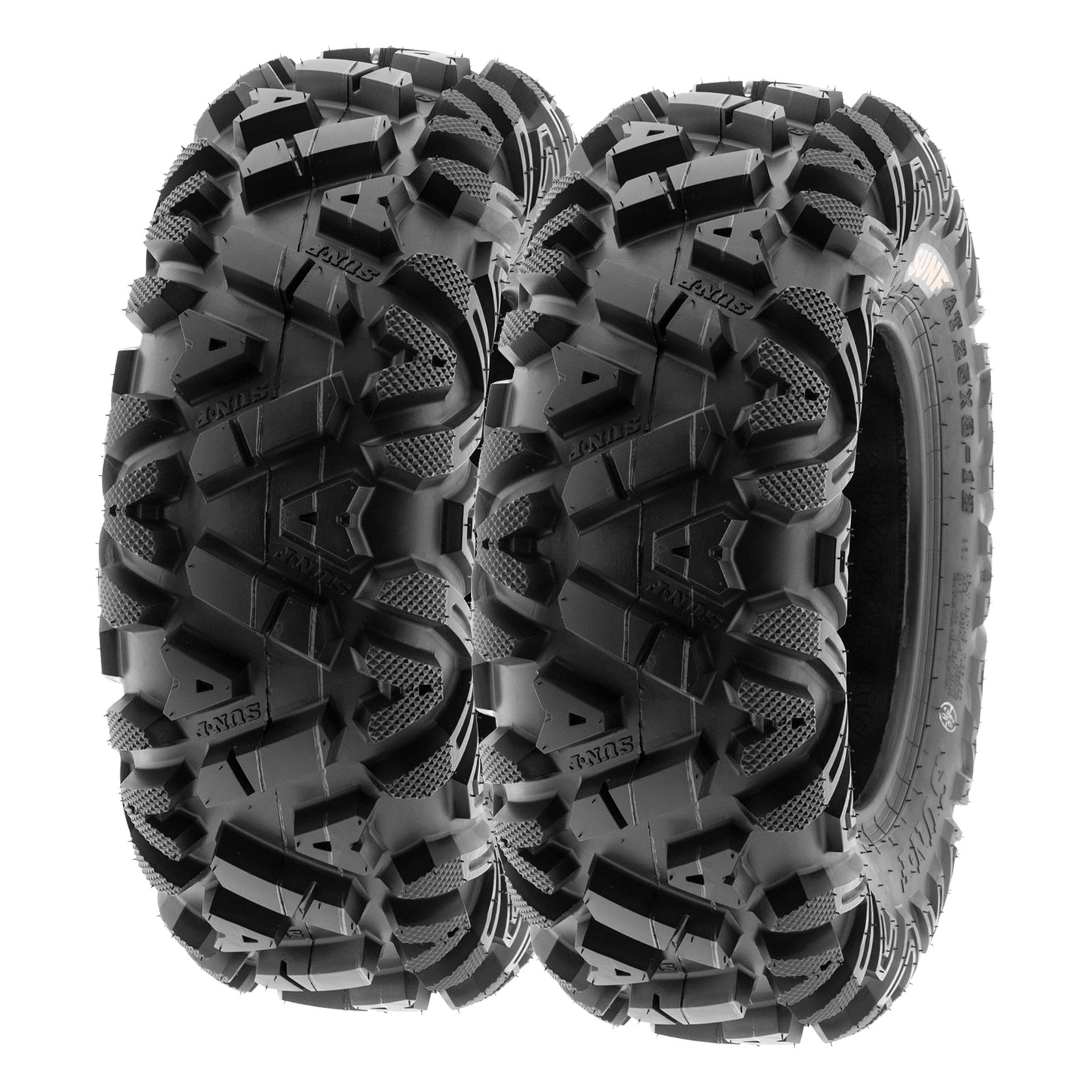 SunF  ATV UTV Tires 27x9-14 27x9x14 All Terrain 6 PR A033  Power I [Set of 2]
