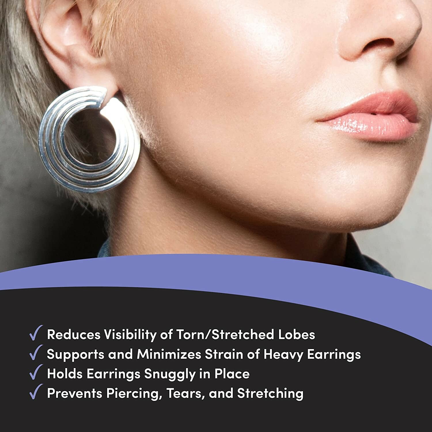 Lobe Miracle Ear Lobe Support Patches, 60 Count