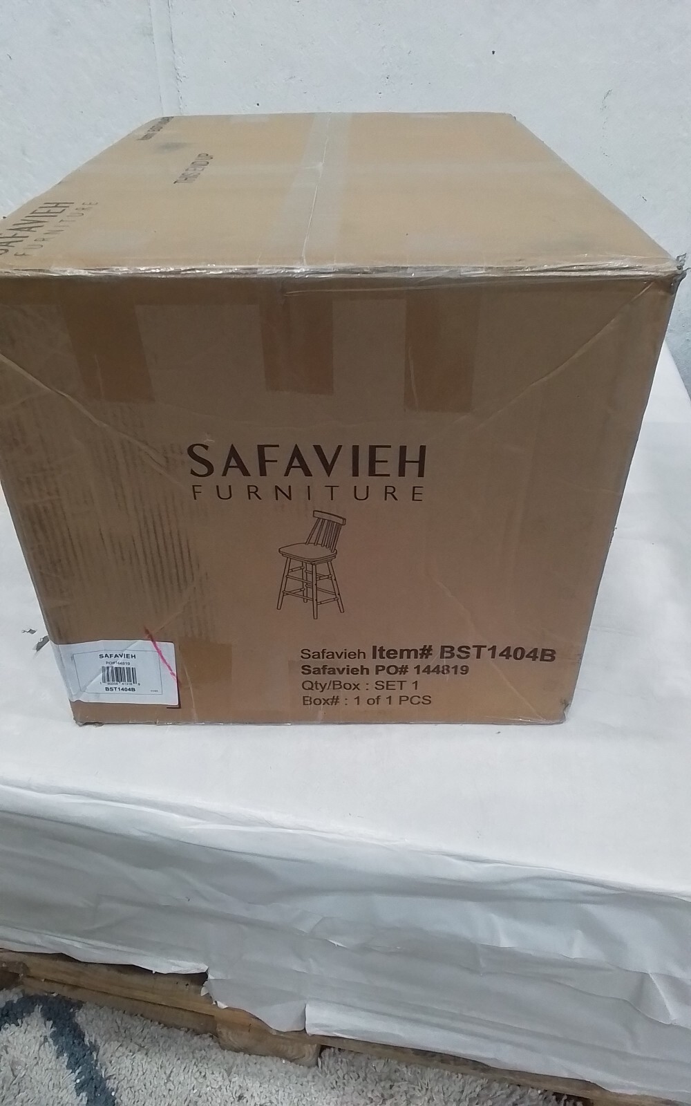 Safavieh QUAI SWIVEL COUNTER STOOL, Reduced Price 2172753408 BST1404B