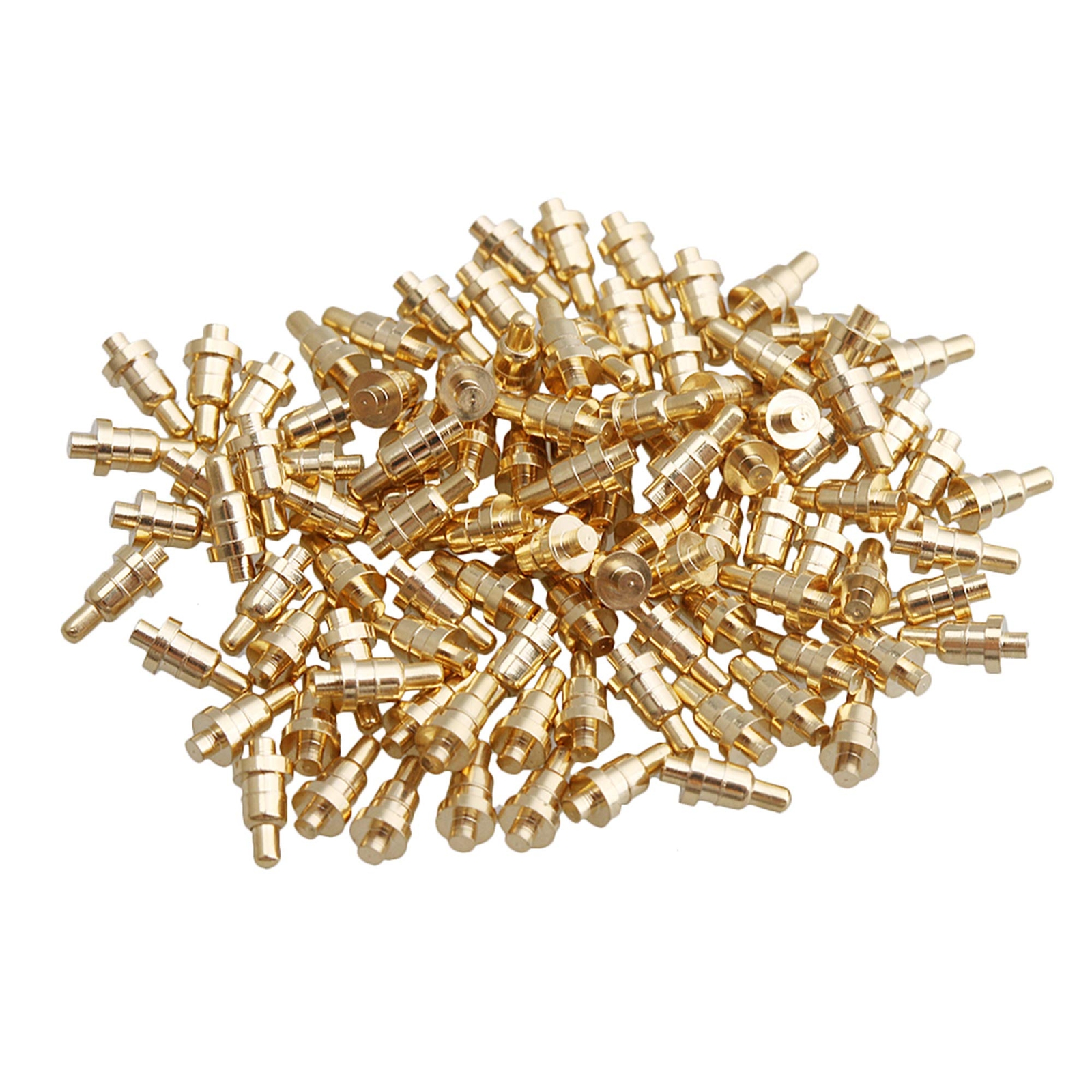 Gold Plated PCB Probes Pattern Die Part Pin 1mm Pogo Pin 100 Pack