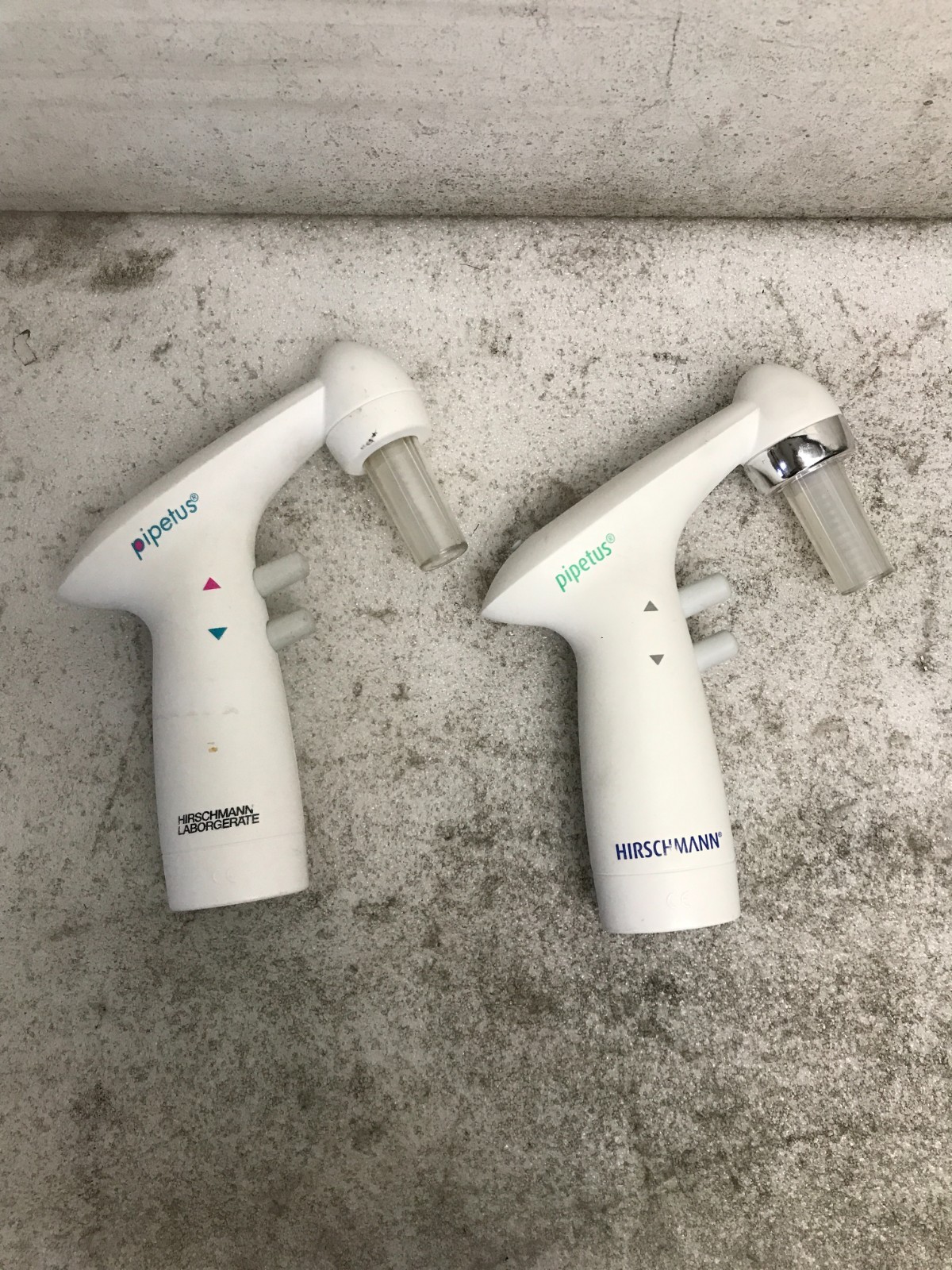 LOT OF 2/ Hirschmann Pipetus Serological Pipette Controller NO Charger / Dock