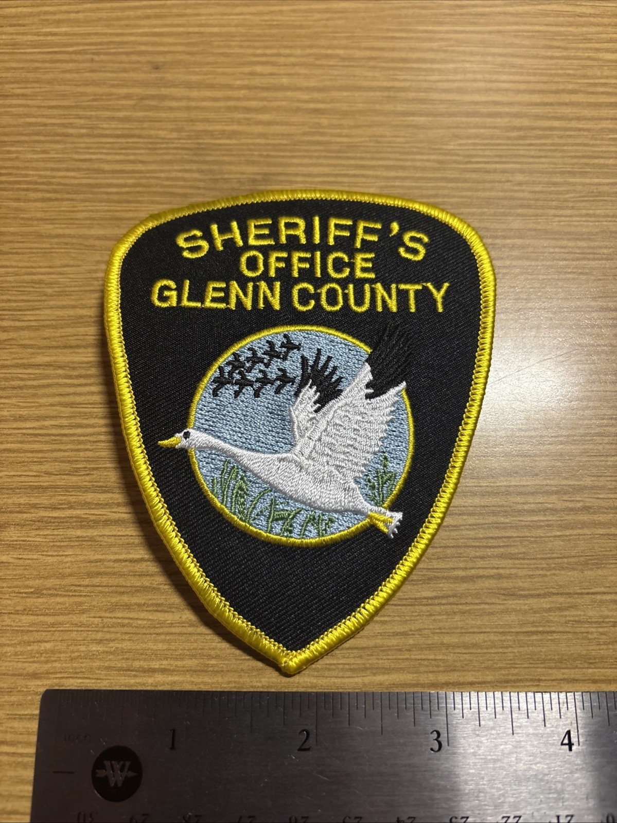 Glenn County CA Sheriff Patch -Historical Memorabilia