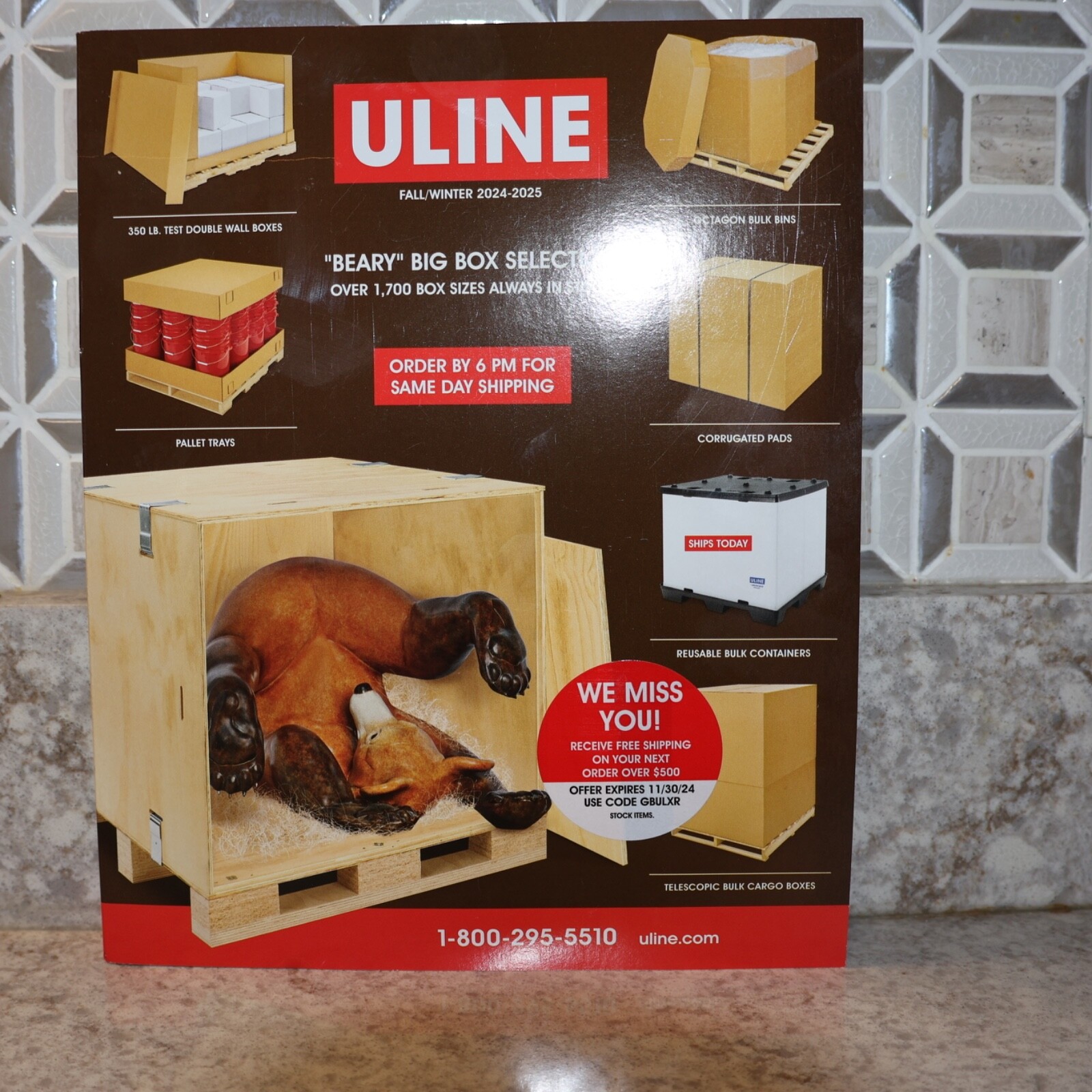ULINE Shipping Supply Specialists Catalog Fall/Winter 2024-2025