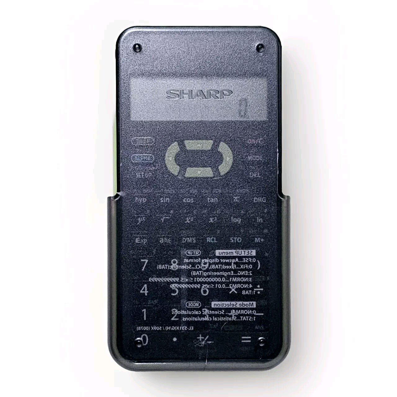 Sharp Advanced D.A.L. EL-531X Scientific Advanced Calculator Tested-With Battery
