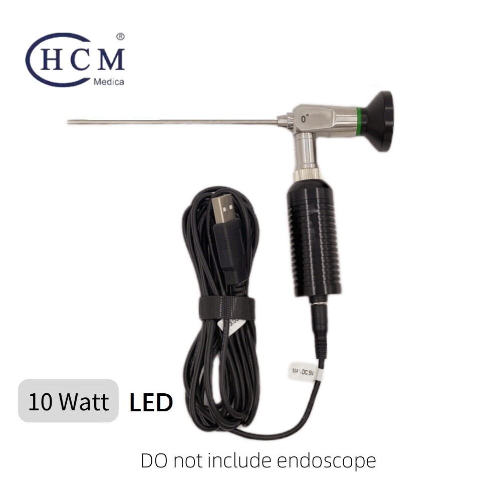 Portable Cold LED Light Source ENT Endoscopy Medical 10W Endoscope Camera