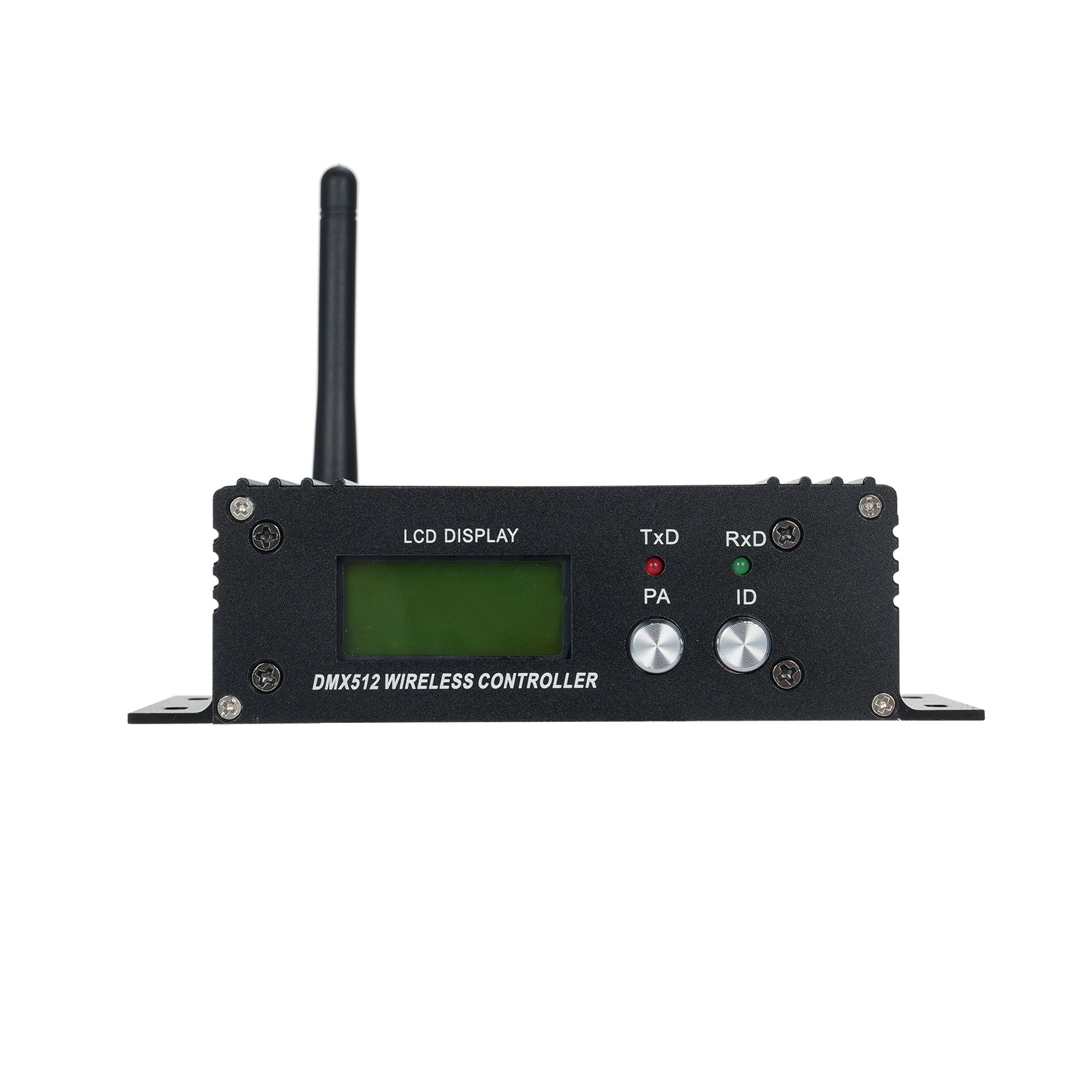 DMX 512 2.4G Wireless Controller Transmitter Receiver LCD Display Power Ad LYQH