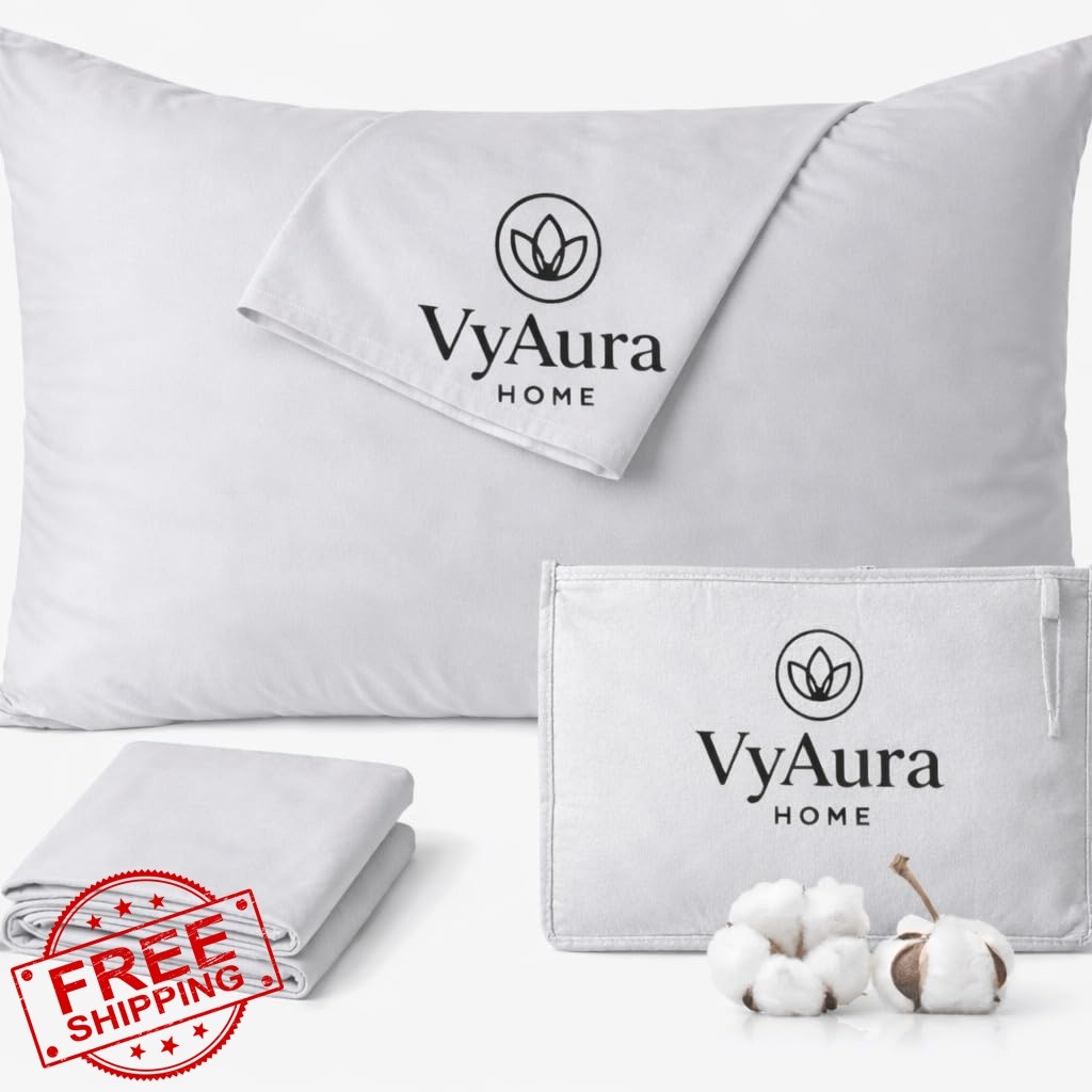 Toddler Pillowcase 12x16 (2 Pack) – Ultra Soft Breathable Cotton, Gentle on B...