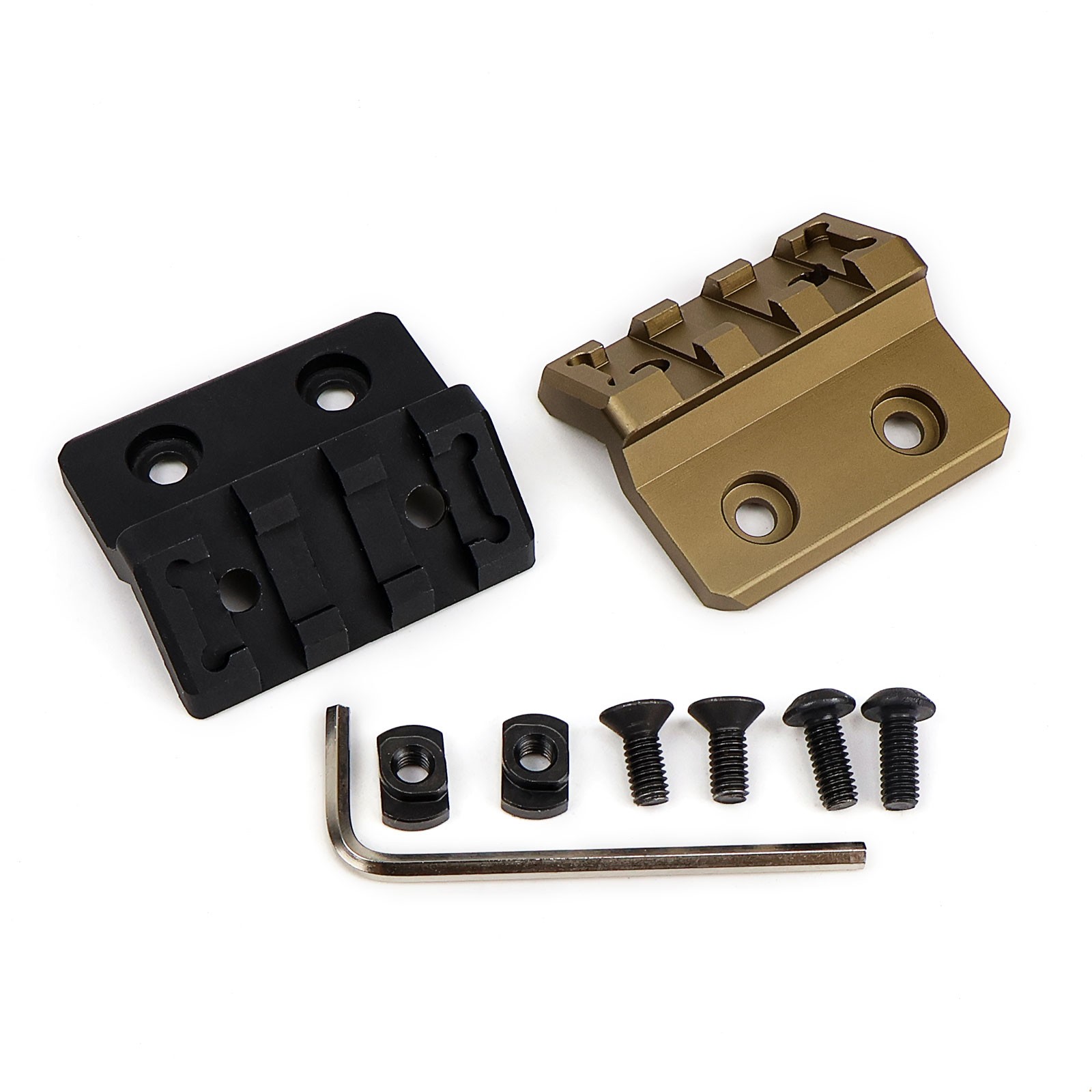 MLok &Picatinny Rail Flashlight Mount For M300 M600 Light for Rifle Offset Metal