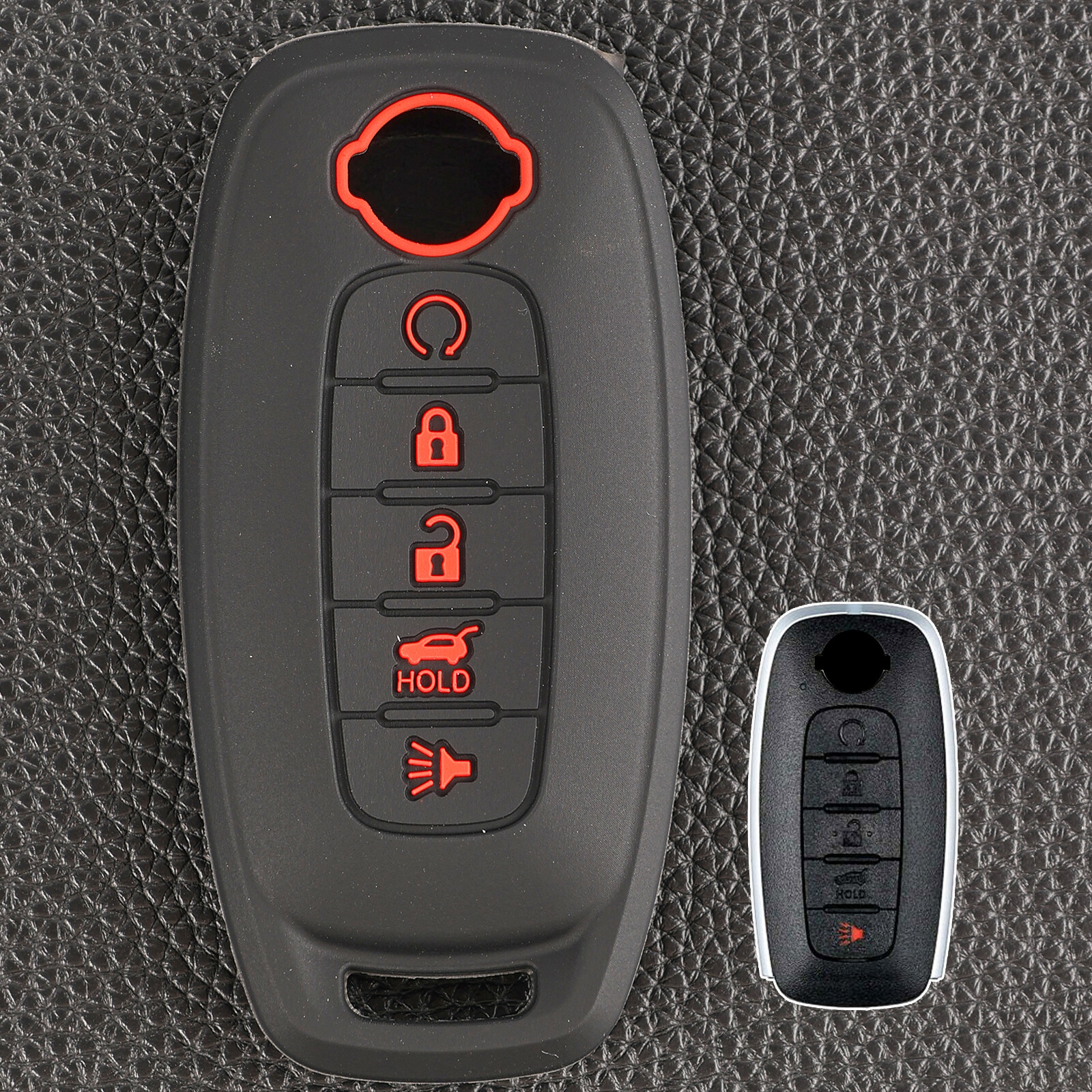 Remote 5 Button Key Cover Fob Case For Nissan Pathfinder Rogue Juke Altima Cube