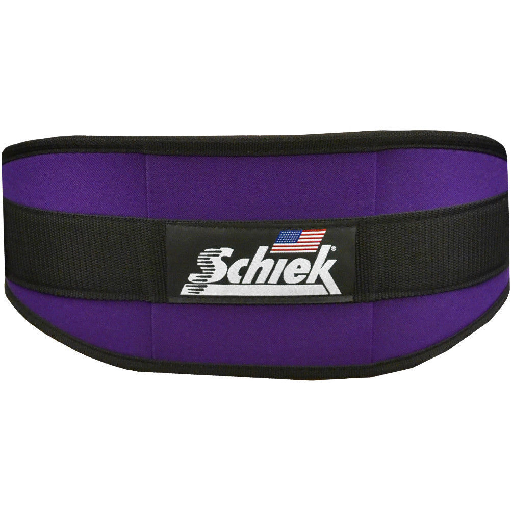 Schiek Model 2006 Nylon Purple Weight Lifting Belt Bodybuilding Weight Lifting