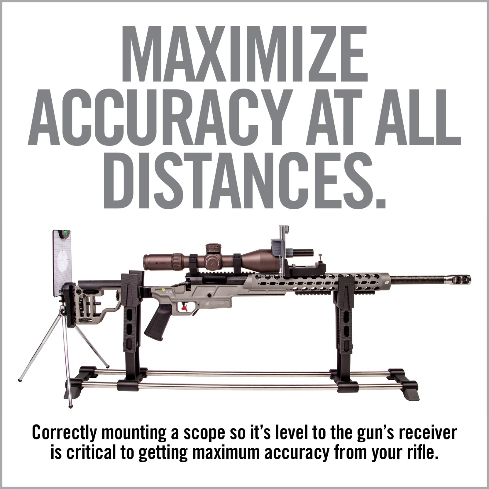 Real Avid Scope Leveling Kit & Precision Scope Level System (AVLVLRSTCOMBO)