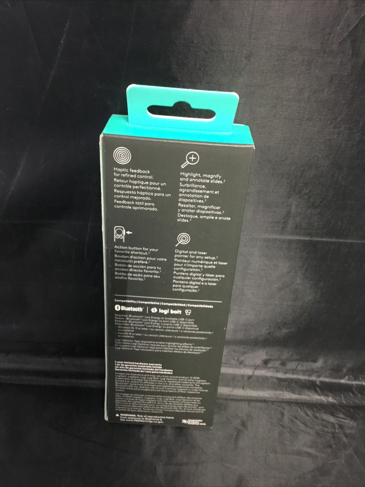 Genuine Logitech Spotlight 2 Advanced Presenter with Haptics (910-007668) NEW