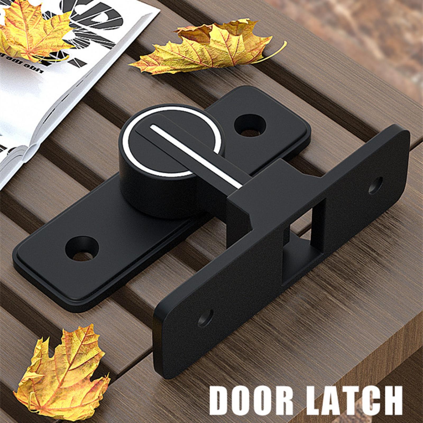 90° Keyless Interior Door Bolt Luminous Surface-mounted Room Door Latch aa