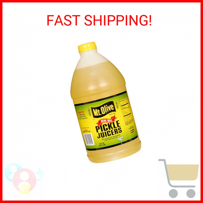 Mt. Olive Pickle Juice 100% Kosher Dill Pickle Brine, 64 Ounce Bottle