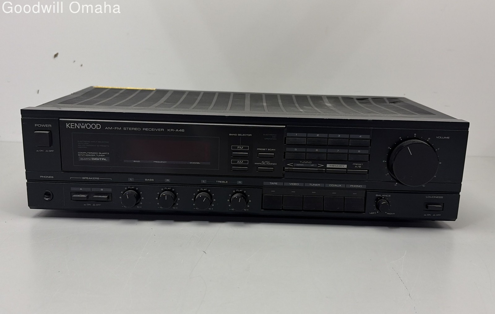 Vintage Kenwood Model: KR-A46 Tuner Amplifier - Tested (Read Description)