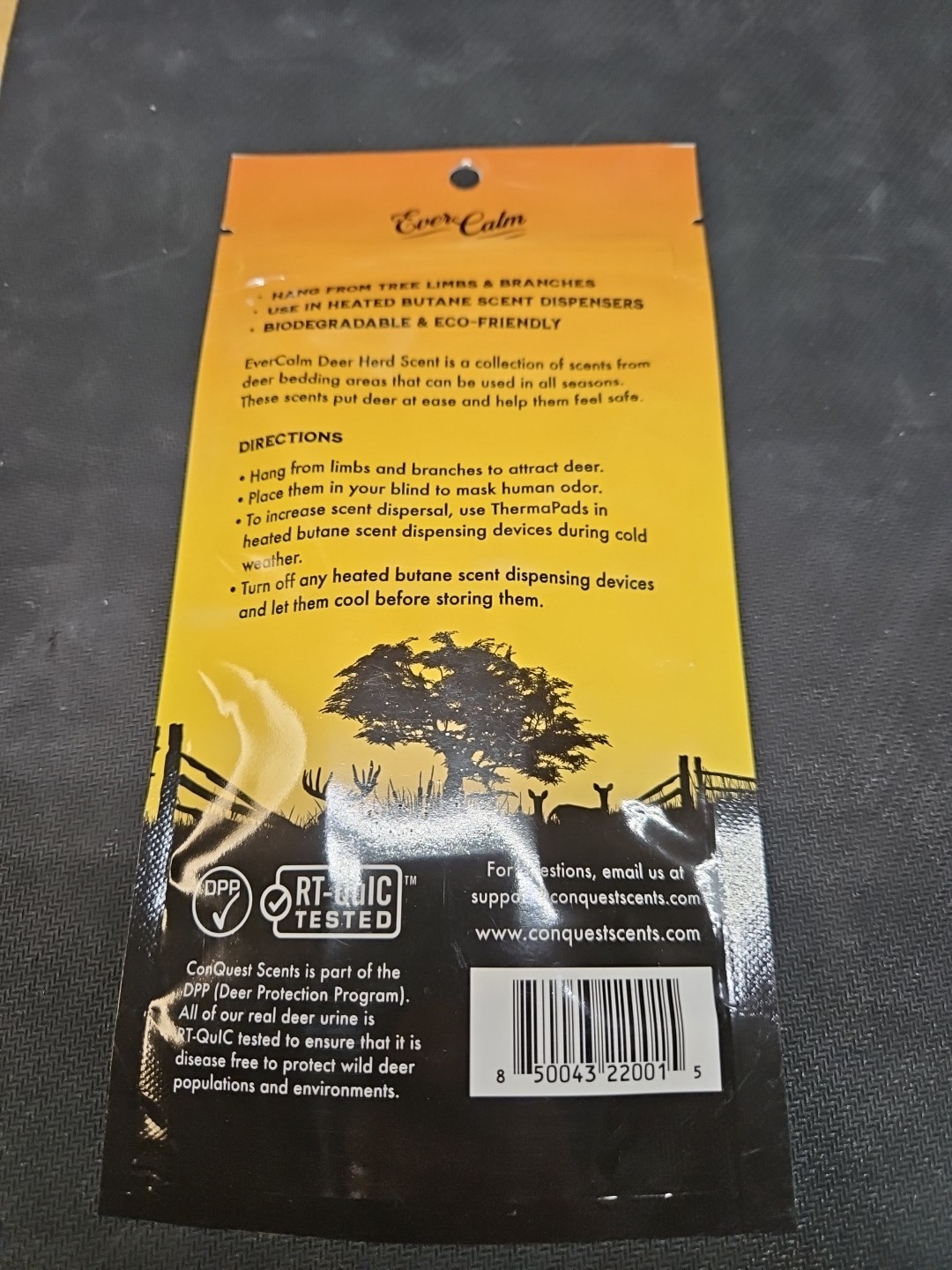 Conquest Scents Thermal Pads - Evercalm - 5pk -