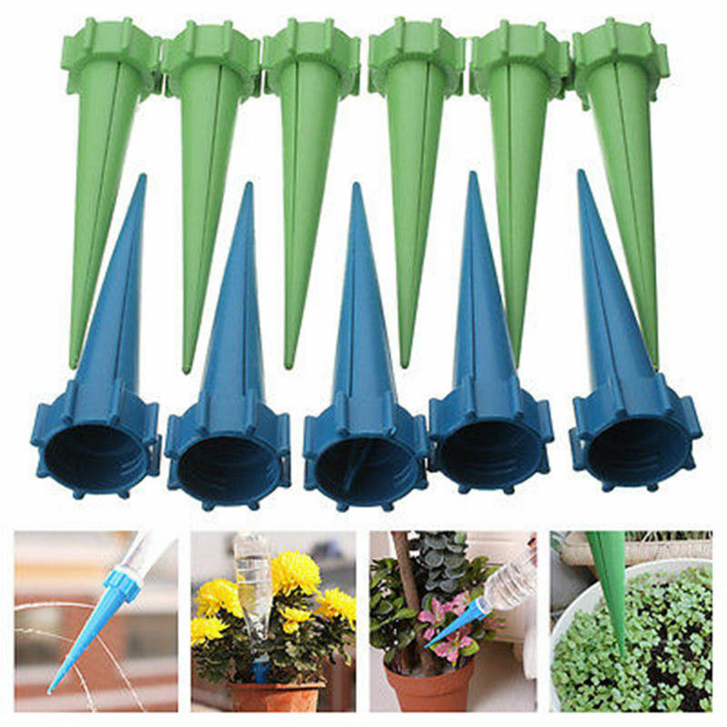 12x Automatic Watering Irrigation Spike Garden Plant Flower Drip Sprinkler Water