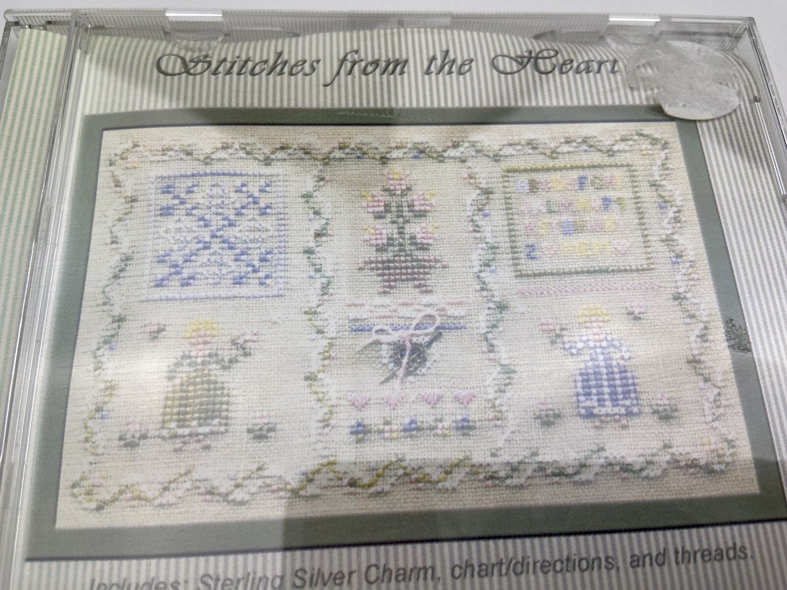 Charland Designs Stitches From Heart Counted Cross Stitch Pattern With Thread 5P