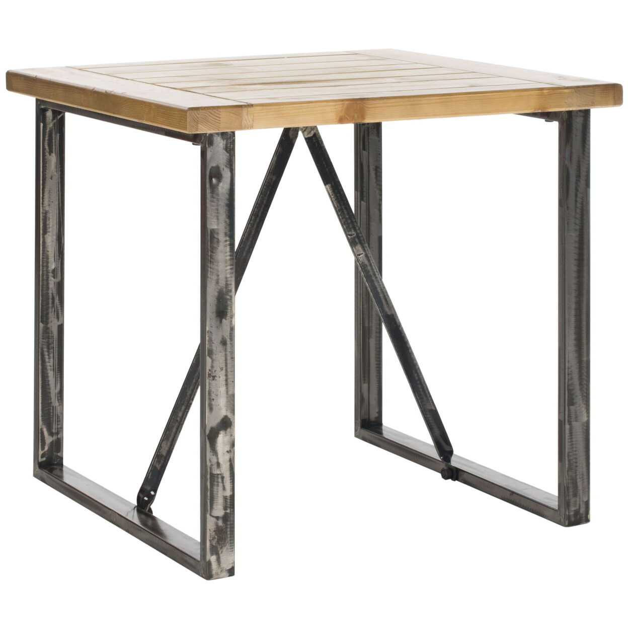 SAFAVIEH Chase Wood Top End Table | Natural |