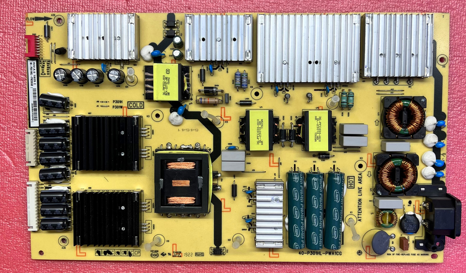 TCL 65R615 Power Board 08-P301W0L-PW200AB
