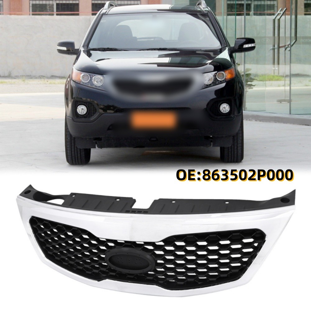 Front Radiator Grille Chrome For 2011-13 Kia Sorento 863502P000