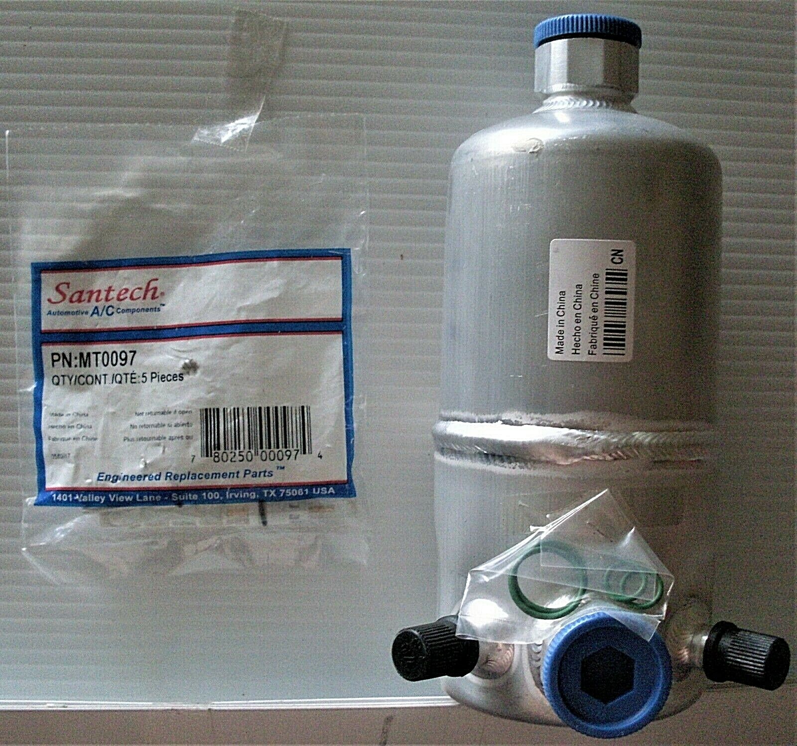 NEW FOUR SEASONS 33205 ACCUMULATOR & 5-PACK MT0097 ORIFICE TUBES>FREE U S SHIPP