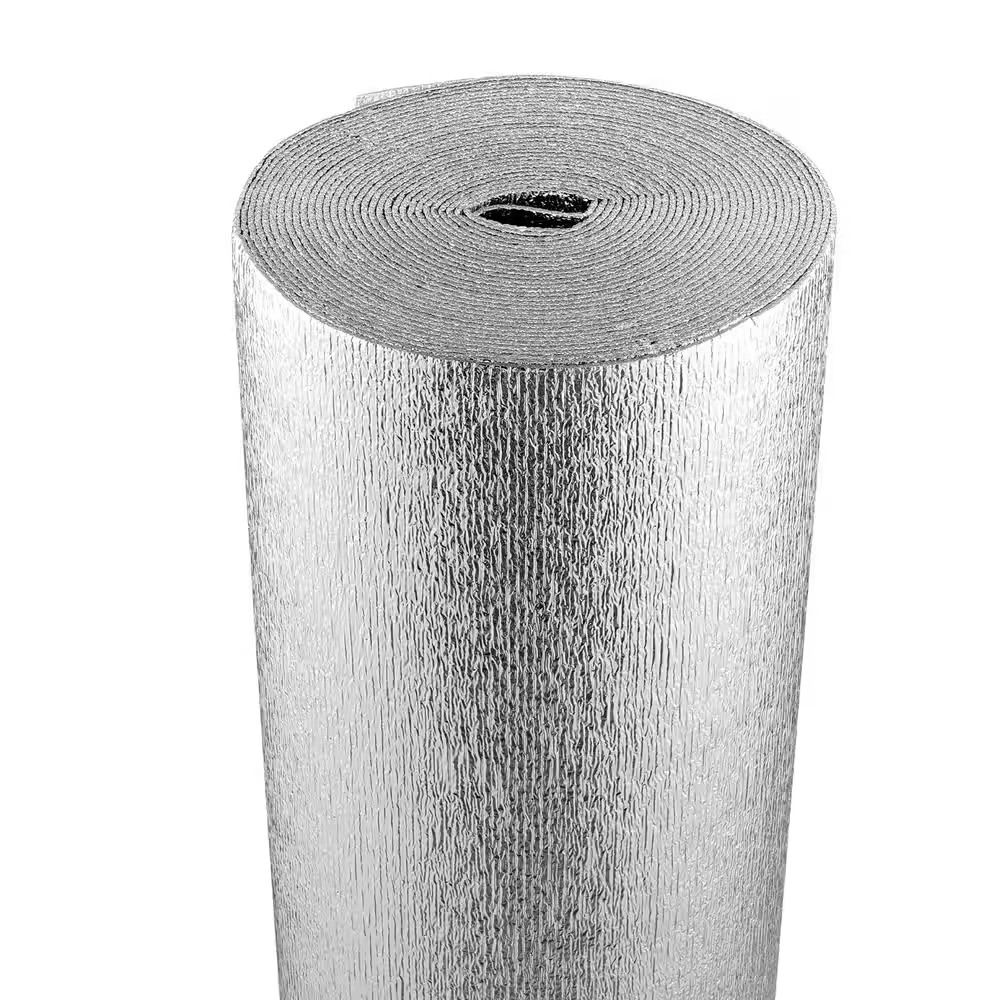 Double Reflective Insulation Roll 48 In. X 50 Ft. Foam Core Radiant Barrier 3.2