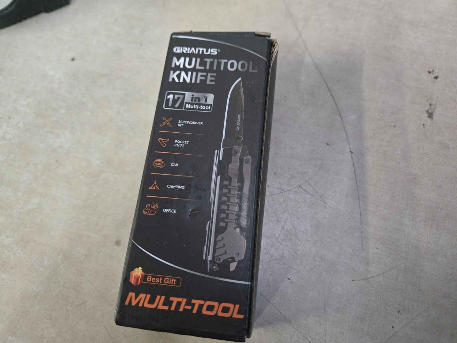 Gravitus 17 In 1 Multi Tool Knife with Carry Case New Great for camping/ hunting