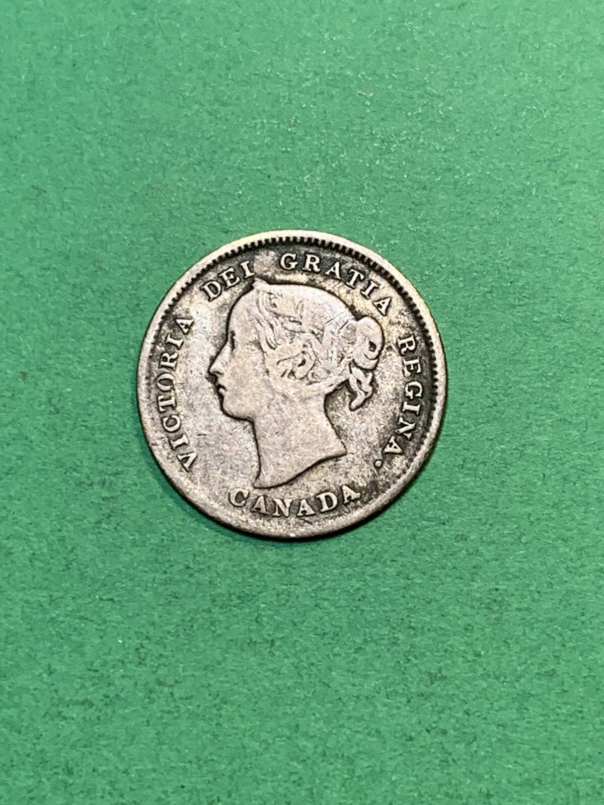 1891 Canada Silver 5 Cents (A2230)