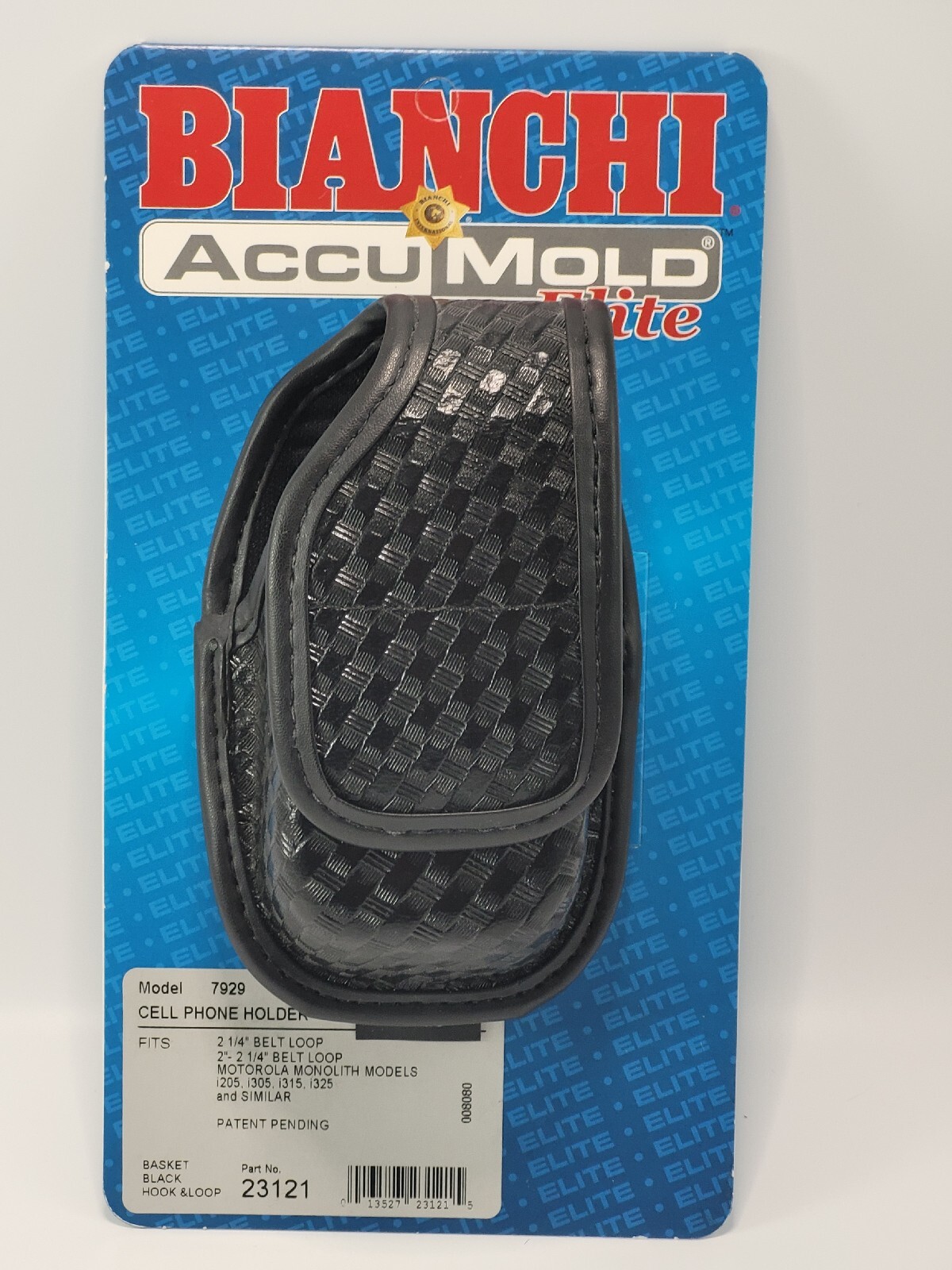 BIANCHI ACCU MOLD ELITE ACCUMOLD ELITE MODEL 7929 CELL PHONE HOLDER BLACK NEW