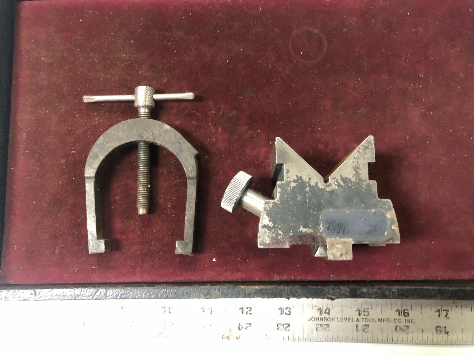 MACHINIST TOOLS LATHE MILL Machinist Locking V Block Fixture with Clamp ToOkcb