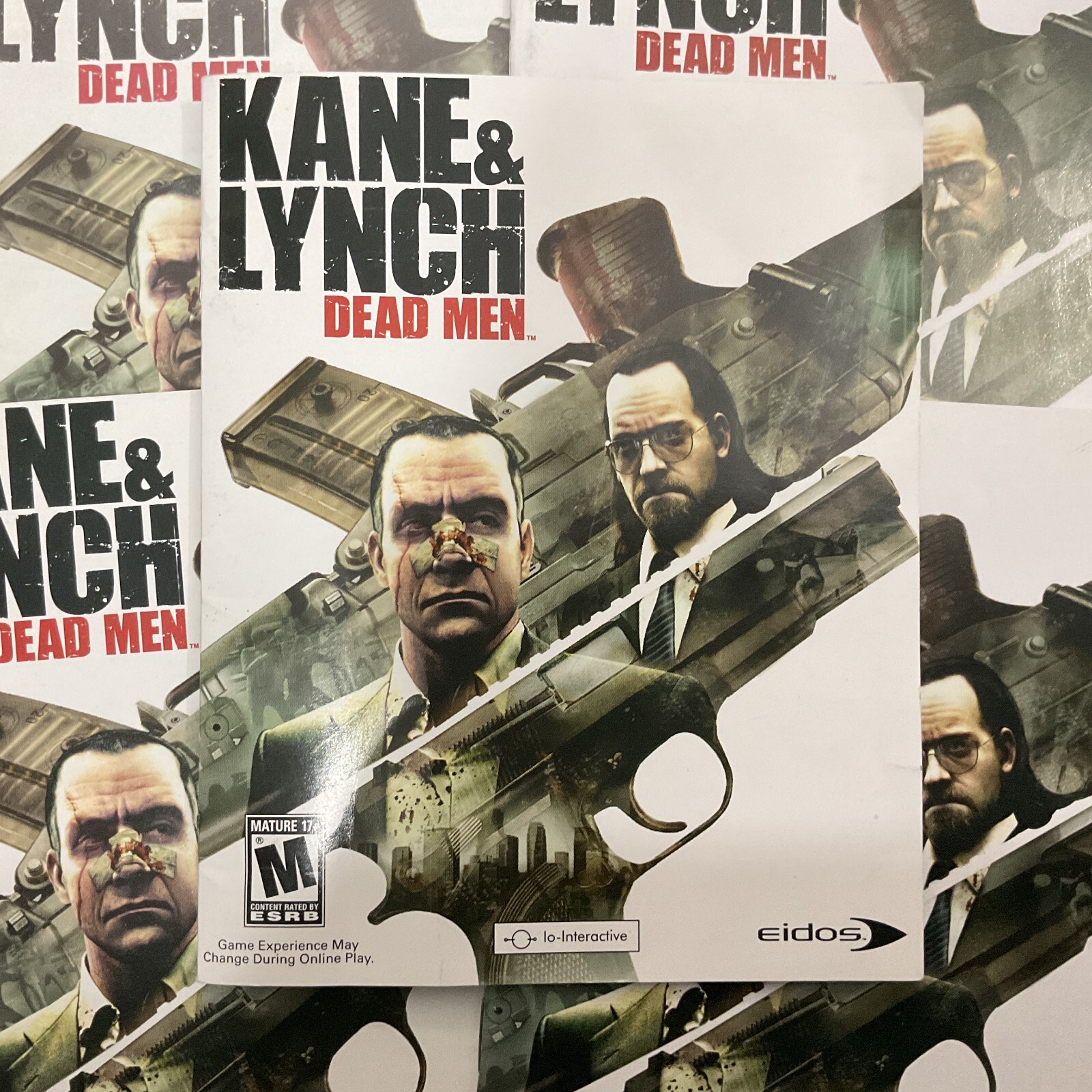 Kane & Lynch Dead Men PS3 PlayStation 3 Instruction Manual Only