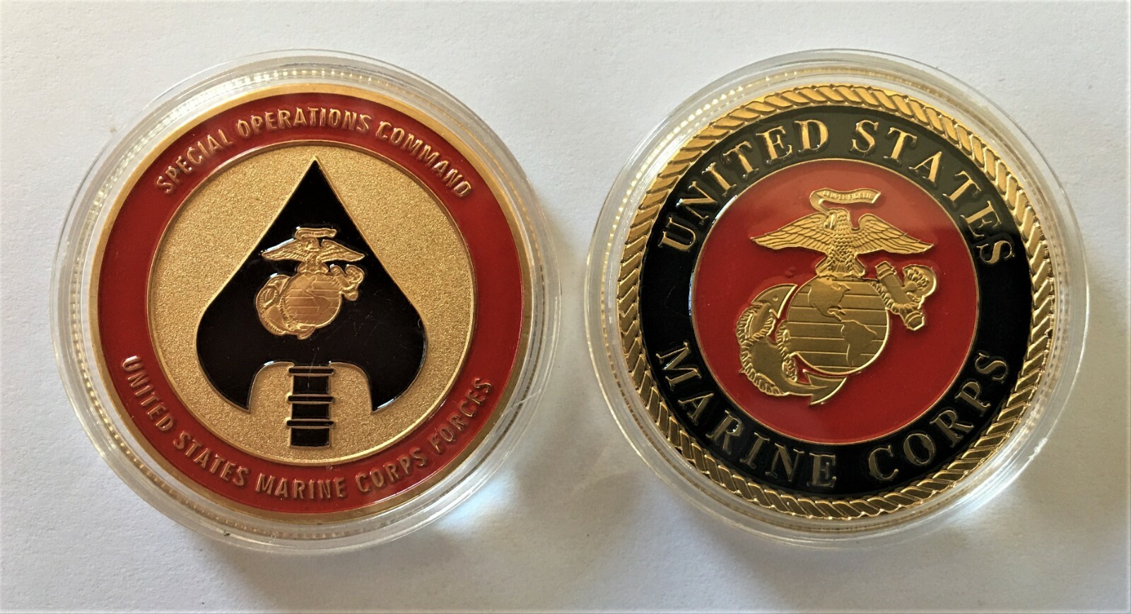 USMC Force Recon MARSOC Challenge Coin (MCRD Amphib Infantry Pendleton Lejeune)