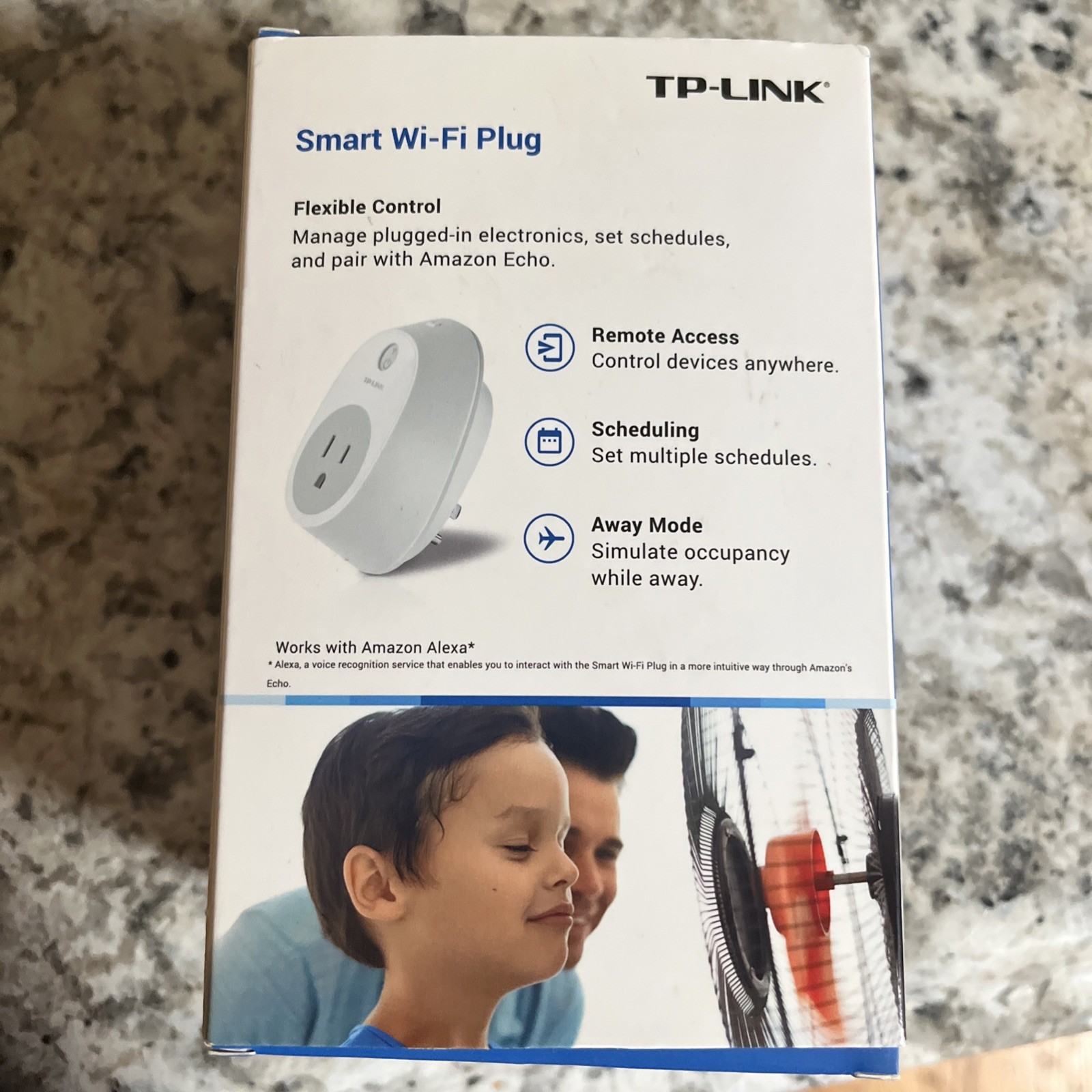 TP-LINK HS100(US)Smart WiFi Plug for Amazon Alexa & Google - New Open Box