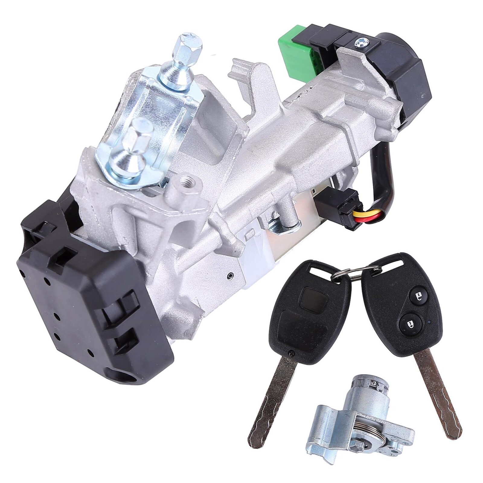 Ignition Switch Cylinder Lock Assembly Set w/2 Keys for Honda Pilot 2009-2015