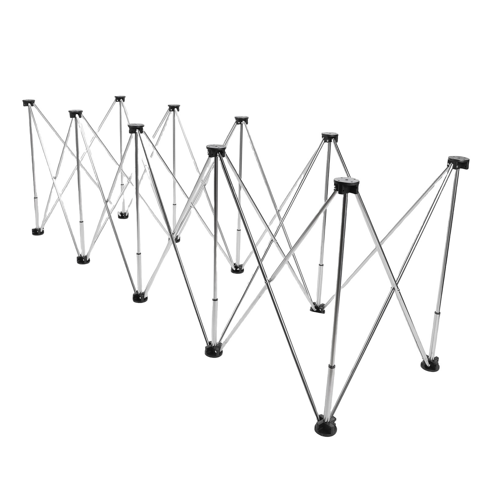 Portable Folding Workbench 10 Legs 1000kg Load For Woodworking Construction