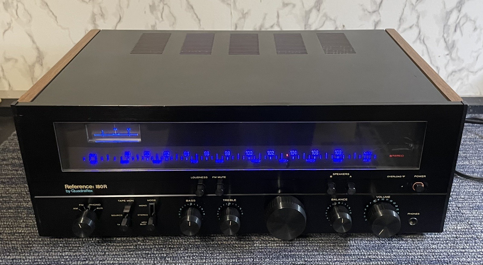 Vintage Quadraflex Reference 180R Stereo Receiver In Excellent Condition