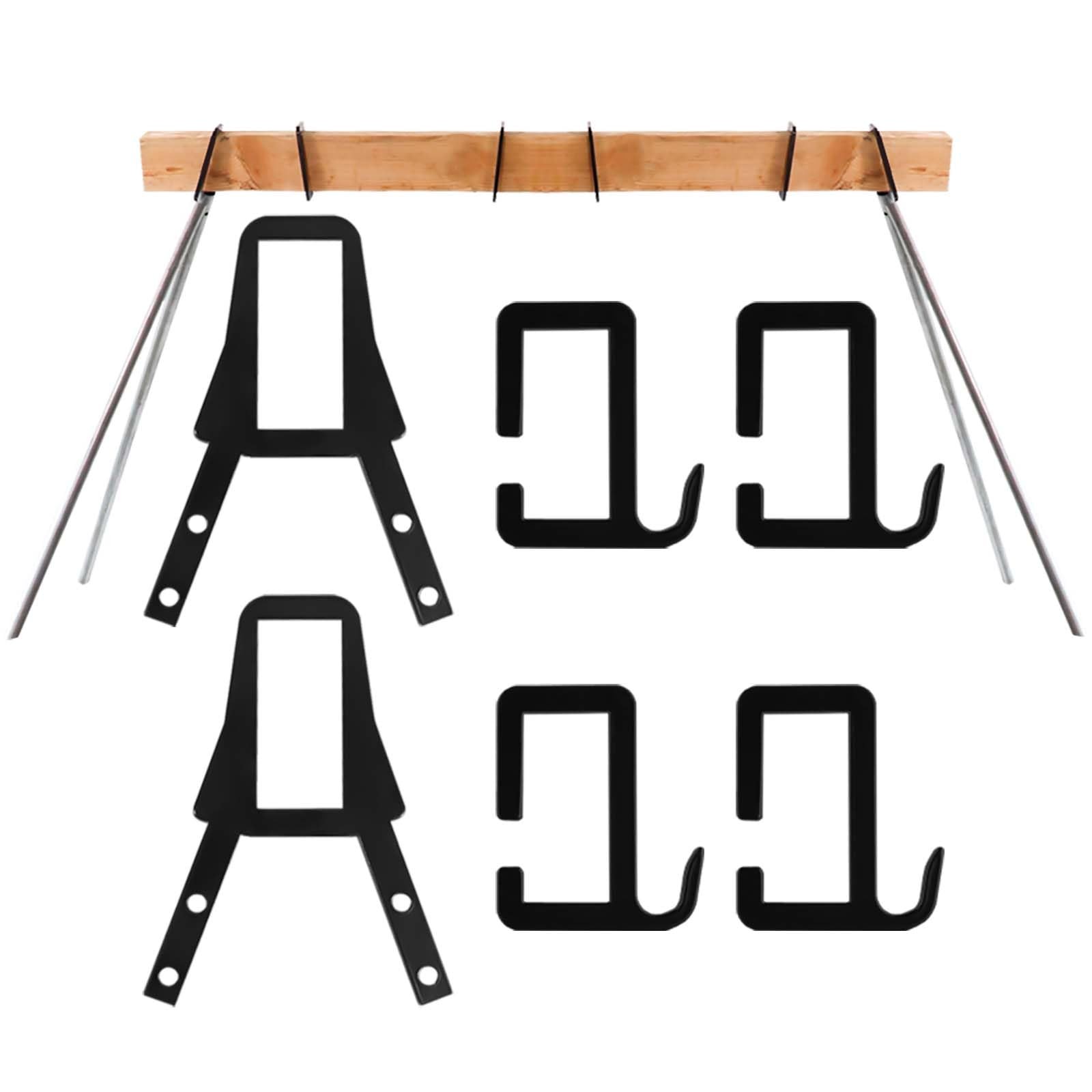 Highwild AR500 Target 1.5" X 3.5" (2X4 Board) With 0.75" Od Pipes, black
