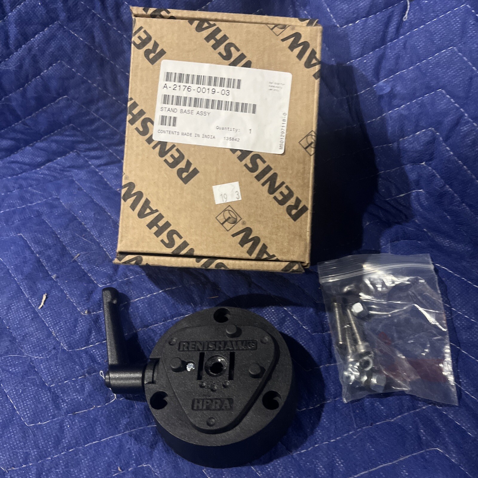 🇺🇸NEW Renishaw HPRA Stand Base Assy A-2176-0019-03.