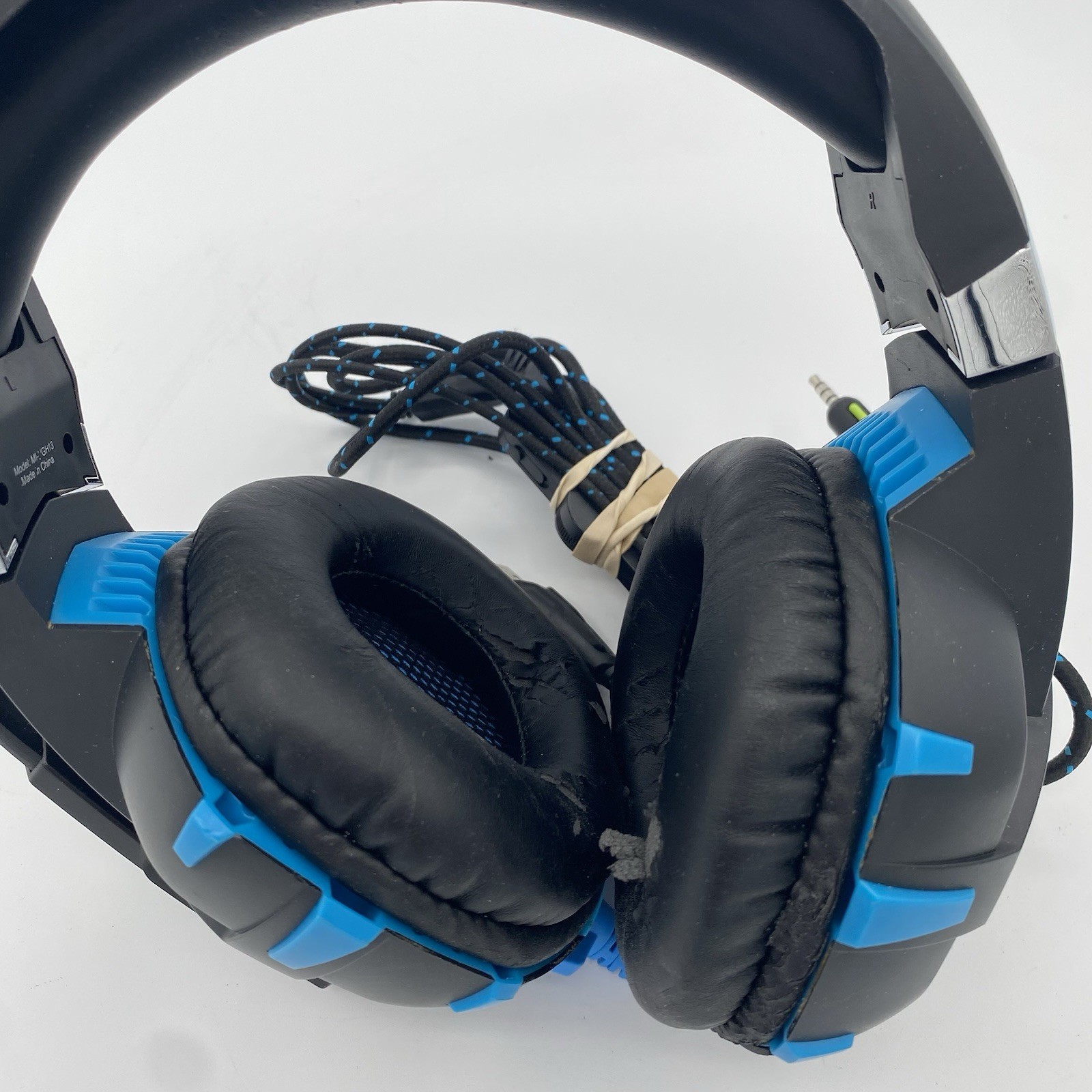 Phenom Gaming Headset Blue/Black LED Dark Light/Microphone MI-VGH13