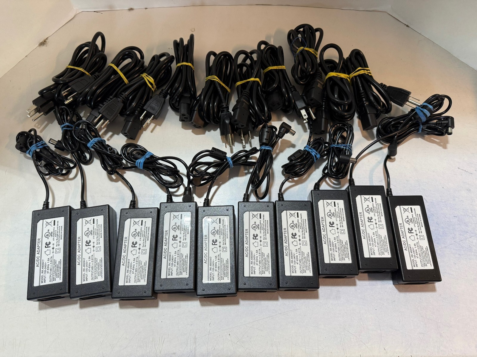 10-Pack Used 48V Power Supply Cisco IP Phone 9951 9971 8961 CP-PWR-CUBE-4