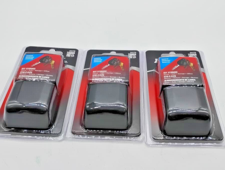Master Lock 207D Magnetic Key Holder Hide A Key Storage Case Black 3 Pack New