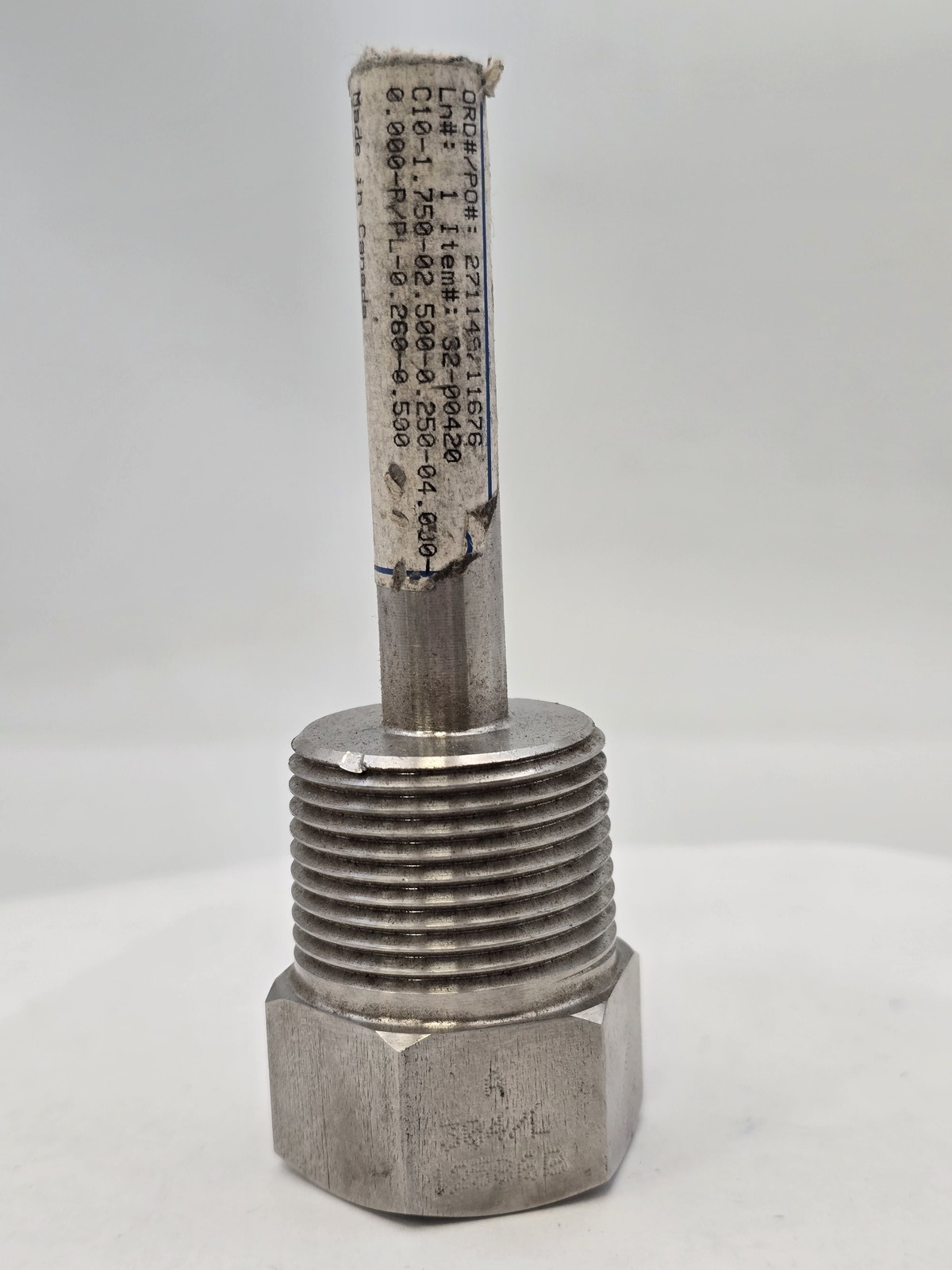 Alltemp Sensors 271149/11676 Temperature Sensor Protector Solid Metal Barstock