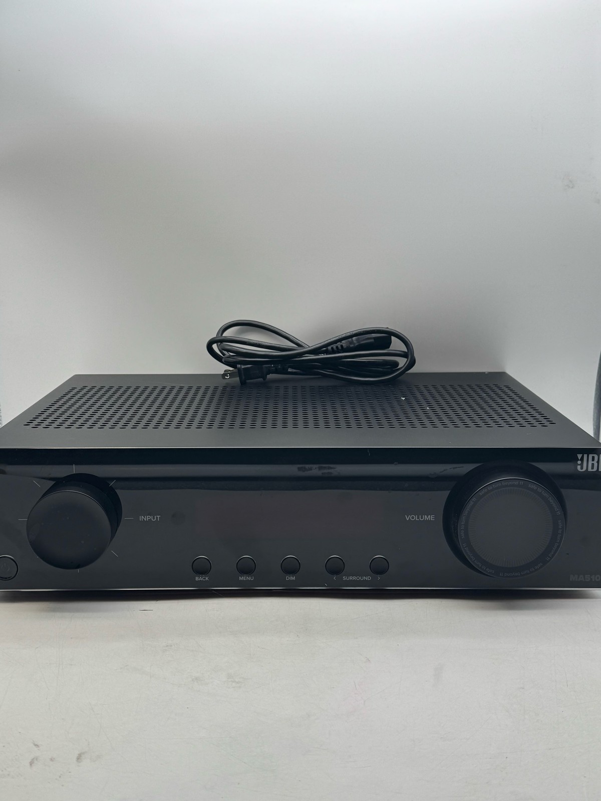 JBL MA510 75W 5.2ch Bluetooth and WiFi Capable HDR 8K Ultra HD AV Receiver Black