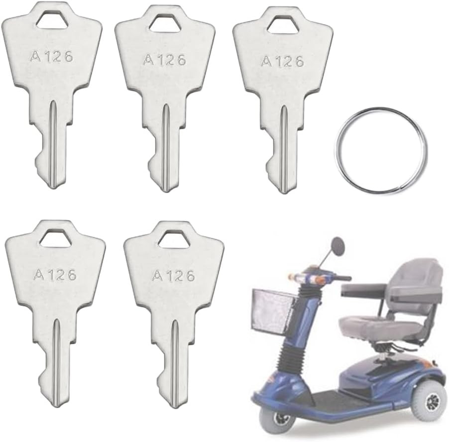 Replacement Keys for Pride Mobility Scooters, Gogo, , Victory, Revo, Pursuit, Ze