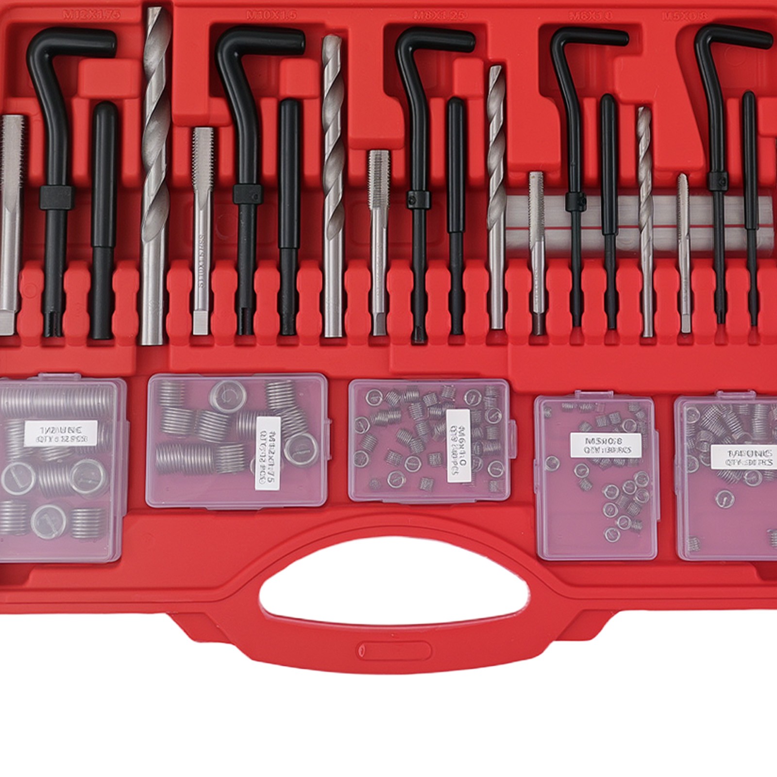 338Pc SAE Metric Automotive Thread Insert Kit for Engine Repair Tool Set New